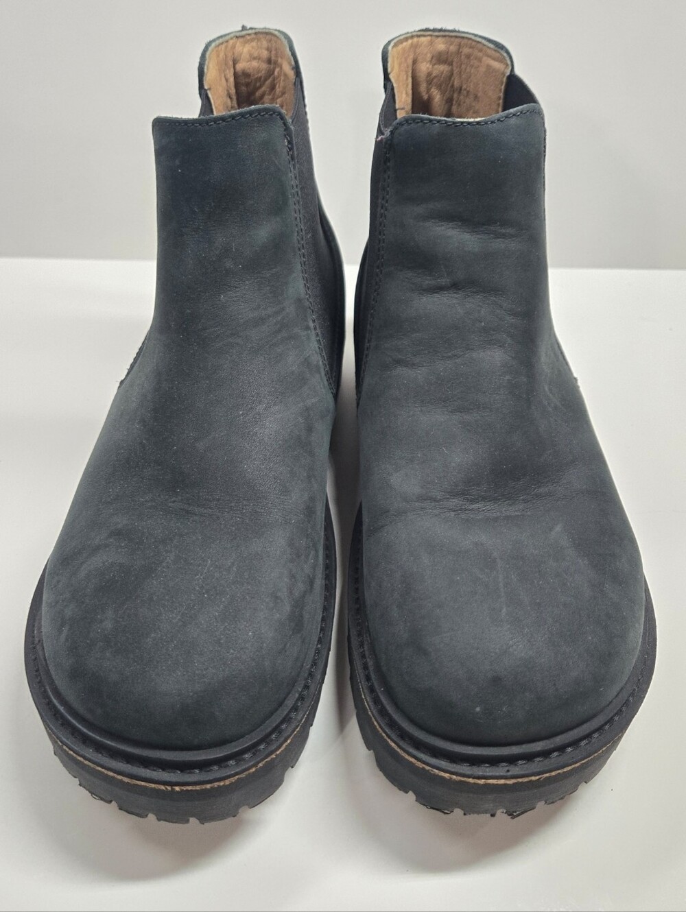 Birkenstock Stalon Black Leather Chelsea Boot